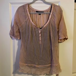 Express dress top with black cami